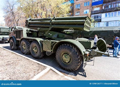 Multiple Rocket Launcher System Bm 27 Uragan Editorial Photography