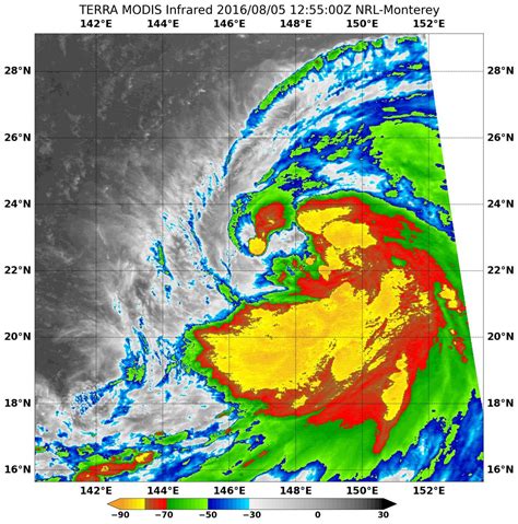 NASA Sees Tropical Storm Omais In Infrared Li EurekAlert