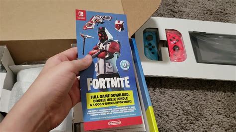 Unboxing The Nintendo Switch Fortnite Bundle Youtube