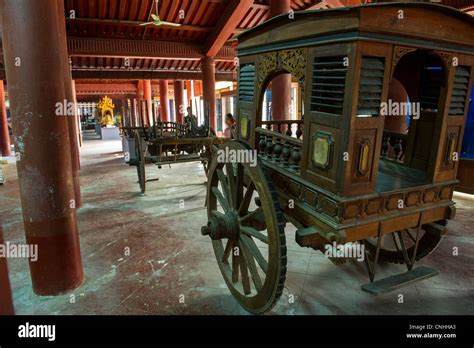 Interior of Mandalay Palace, Mandalay Myanmar Stock Photo - Alamy