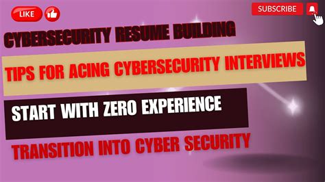 Session 5 Cyber Security Series Essential Tips For Acing Cybersecurity Interviews Youtube