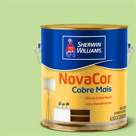 Pre O De Tinta Novacor Cobre Mais Verde Campestre L Sherwin Williams