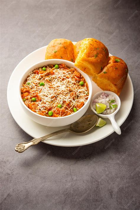 Premium Photo Cheese Pav Bhaji Recipe Is A Street Food Bhajipav