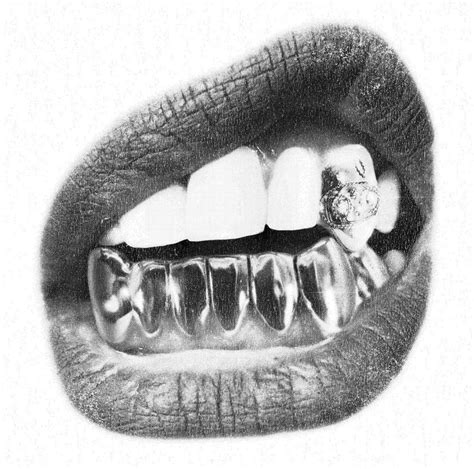 Teeth With Gold Grillz Png Sublimation Design Gold Teeth Png Mean Mug