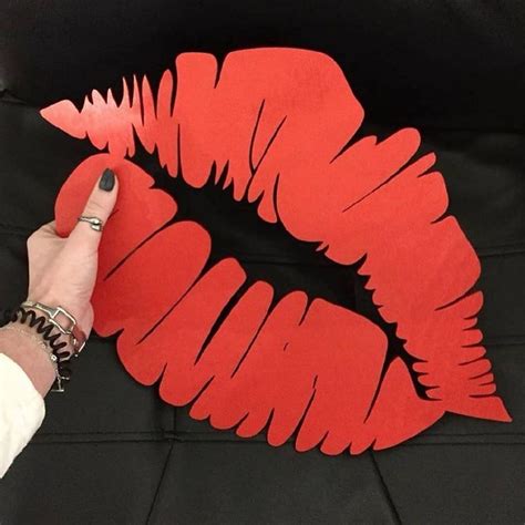 Wood Lips Red Lips Wall Art Wood Wall Decor Above Bed Decor Etsy