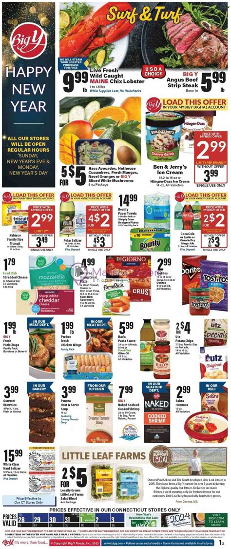 Big Y Weekly Ad From Thu 12282023 Sales And Flyers Specials