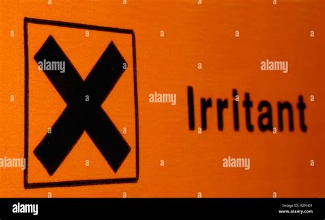 Irritant symbol hi-res stock photography and images - Alamy