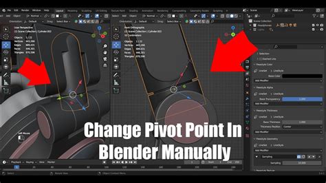 How To Change Pivot Point In Blender Manually Blender Tricks YouTube