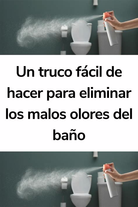 Un Truco F Cil De Hacer Para Eliminar Los Malos Olores Del Ba O