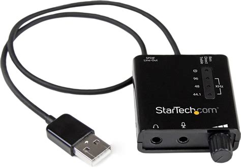 Startech Carte Son Externe Usb Avec Audio Spdif Num Rique