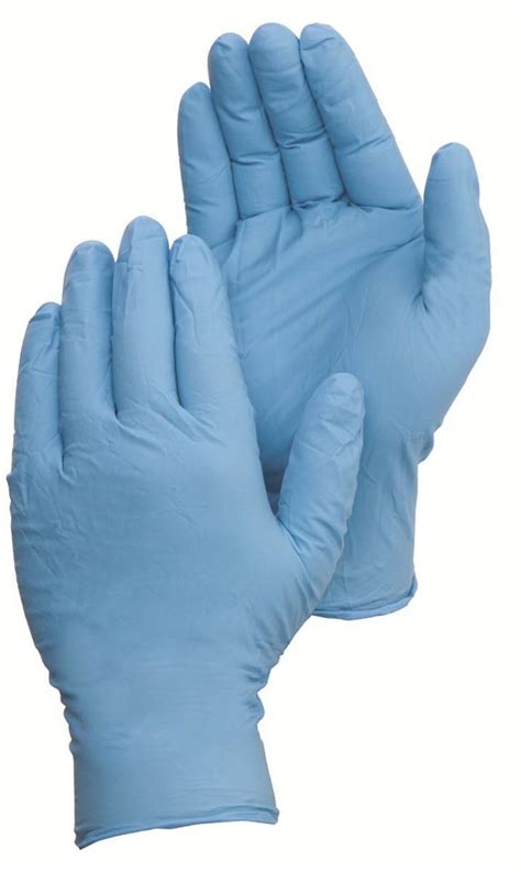 Duraskin 2008w 8 Mil Blue Nitrile Lightly Powdered Gloves Palmflex