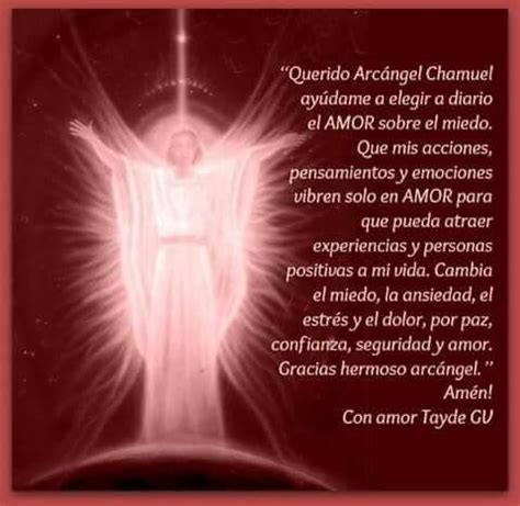 Oracion Al Angel Chamuel