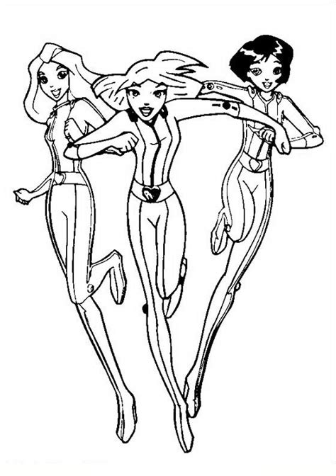 Coloriage Totally Spies 2