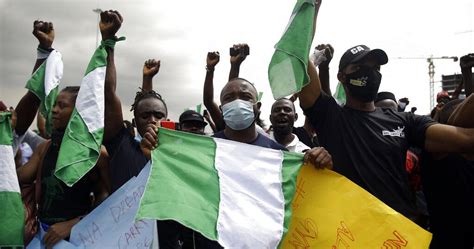 Nigerias 2020 Protesters Await Time To Express Themselves At The