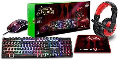 Combo Gamer Tgt Ariete X Rainbow Teclado Abnt Mouse Dpi