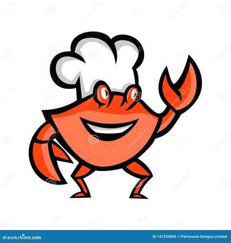 Cajun Crab Chef Mascot Stock Vector Illustration Of Baker 141250808