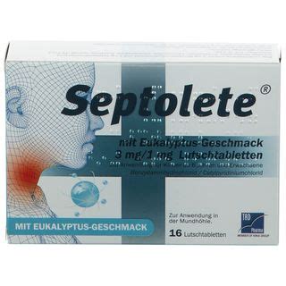 Septolete Mg Mg Lutschtabletten Eukalyptus Geschmack St Shop