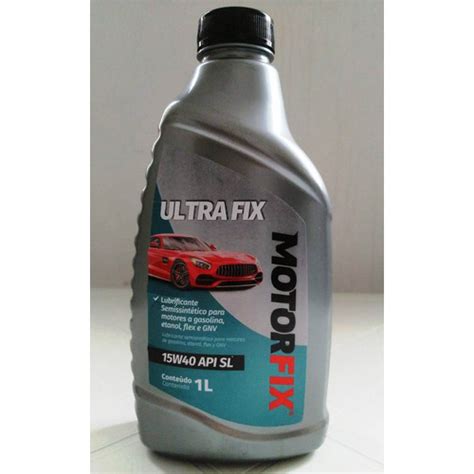 Oleo 15w40 Motor Semisintético Motorfix Ultra Fix Api Sl Shopee Brasil