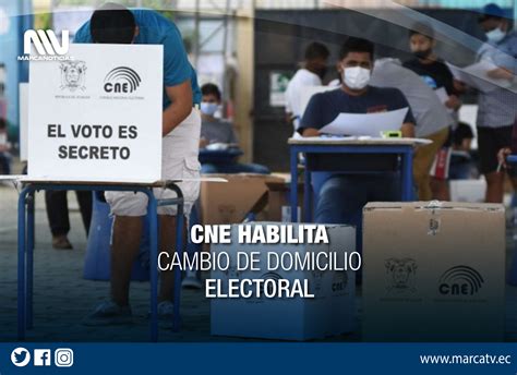 El Cne De Ecuador Habilita El Cambio De Domicilio Electoral Para Ciudadanos