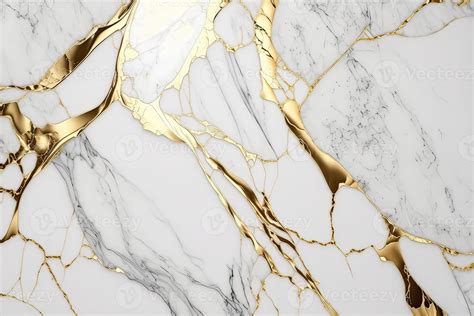 Luxury Marble Texture Background White Gold Natural Stone Material