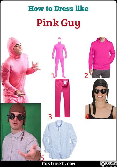 Pink Guy/Filthy Frank Costume for Halloween