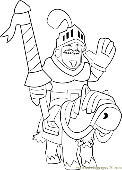 Clash Royale Coloring Pages At Free Printable