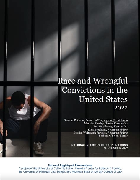 Report Black People 7 5 Times More Likely To Be Wrongfully Convicted