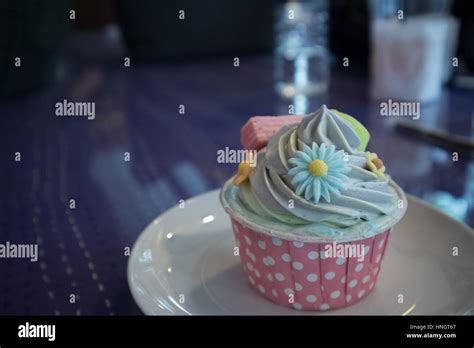 Cupcake Snack Dessert On Table Feast Birthday Concept Stock Photo