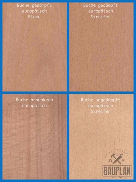 Holzarten In Farbe Und Maserung Erkennen Werkstoff Holz Diy Bauplan