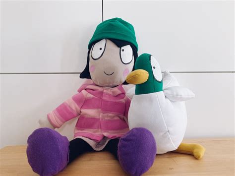 Sarah and Duck Dolls. Sarah and Duck Soft Toy. Sarah and Duck Plush - Etsy