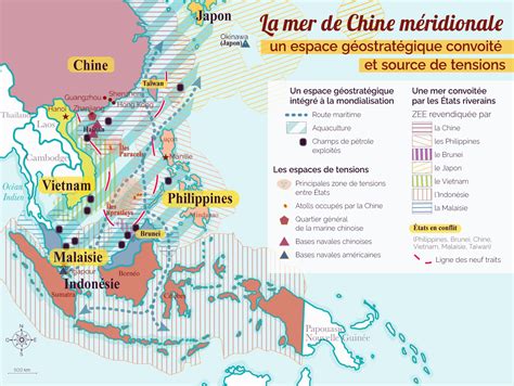 La mer de Chine méridionale un espace géostratégique myMaxicours