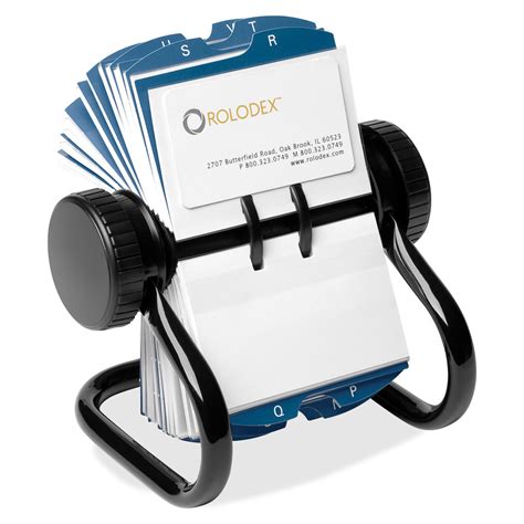 Rolodex Rotary A Z Index Business Card Files Card Rol Rol