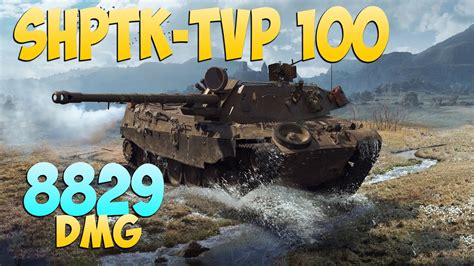 ShPTK TVP 100 9 Frags 8 8K Damage Respect World Of Tanks YouTube