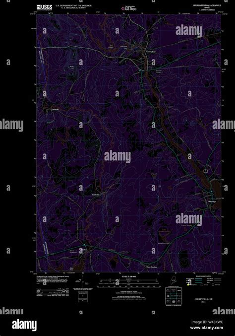 Maine Usgs Historical Map Cherryfield 20110830 Tm Inversion Restoration