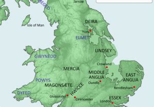 Map Of Wessex England A Map I Drew to Illsutrate the Make Up Of Anglo Saxon England In ...