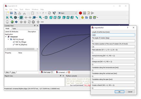 Macro Importairfoil Freecad Documentation