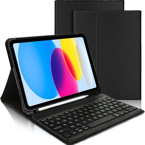 AVNICUD Coque Clavier pour iPad 10ème Génération 10 9 Pouces 2022 Étui