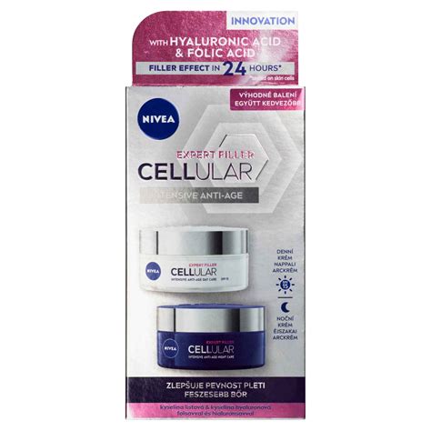 Nivea Denný nočný krém Cellular Expert Filler 2x50ml 12x50 ml