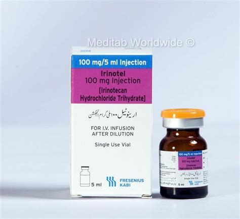 Irinotel 100 Mg Injection Fresenius Kabi Packaging Size 5 Ml At Rs