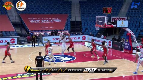 Patrick Miller Points In Hapoel Jerusalem Vs Irony Ness Ziona Youtube