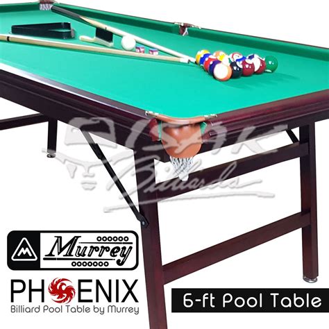 Jual Murrey Pool Table 6 Ft Phoenix Meja Billiard Biliar Bilyar