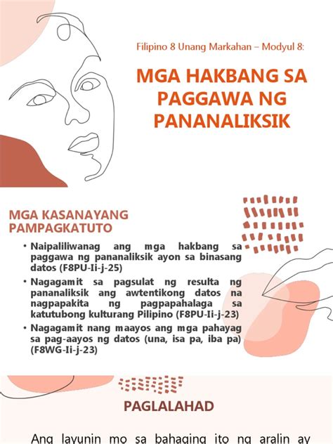 Filipino 8 Unang Markahan Modyul 8 Pdf