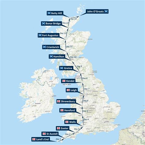 Lands End To John Ogroats Cycling In The Uk Pedal Nation Uk