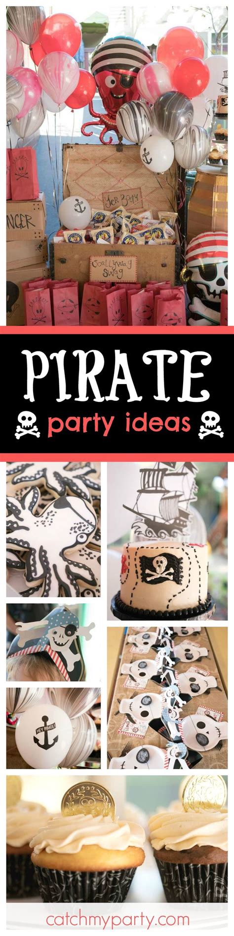 Pirate Party Birthday A Pirates Life For Three Catch My Party