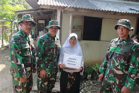 PEDULI TERHADAP SESAMA YONBEKPAL 1 MAR LAKSANAKAN BAKSOS DI SELA SELA