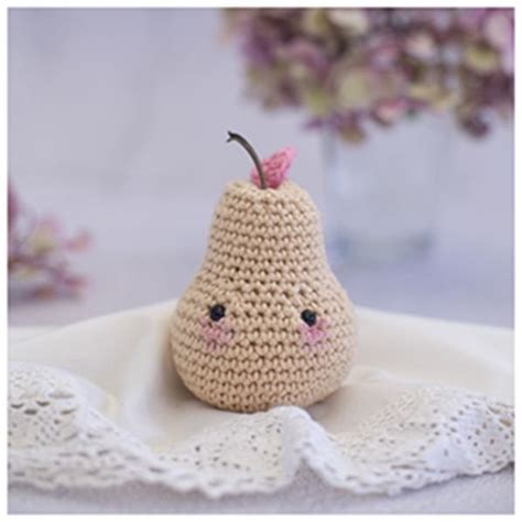 Pera Crochet Amigurumi Kawaii 18 GraellaShopArteLovers