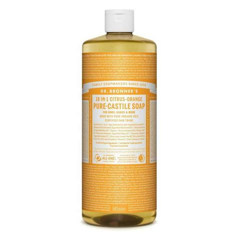 Biologische Vloeibare Zeep Dr Bronner Citrus Orange Ml Rauw