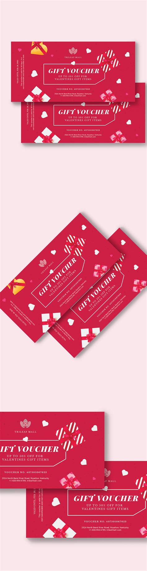 Romantic Love Vouchers In Word Templates Designs Docs Free