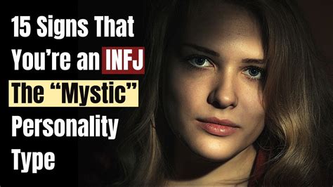 Signs That Youre An Infj The Mystic Personality Type Youtube