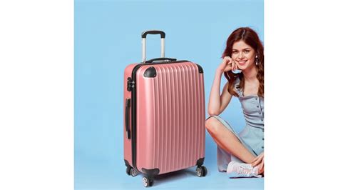 Sello Rose Gold 15kg Slimbridge Luggage Suitcase 24 Inch Harvey Norman